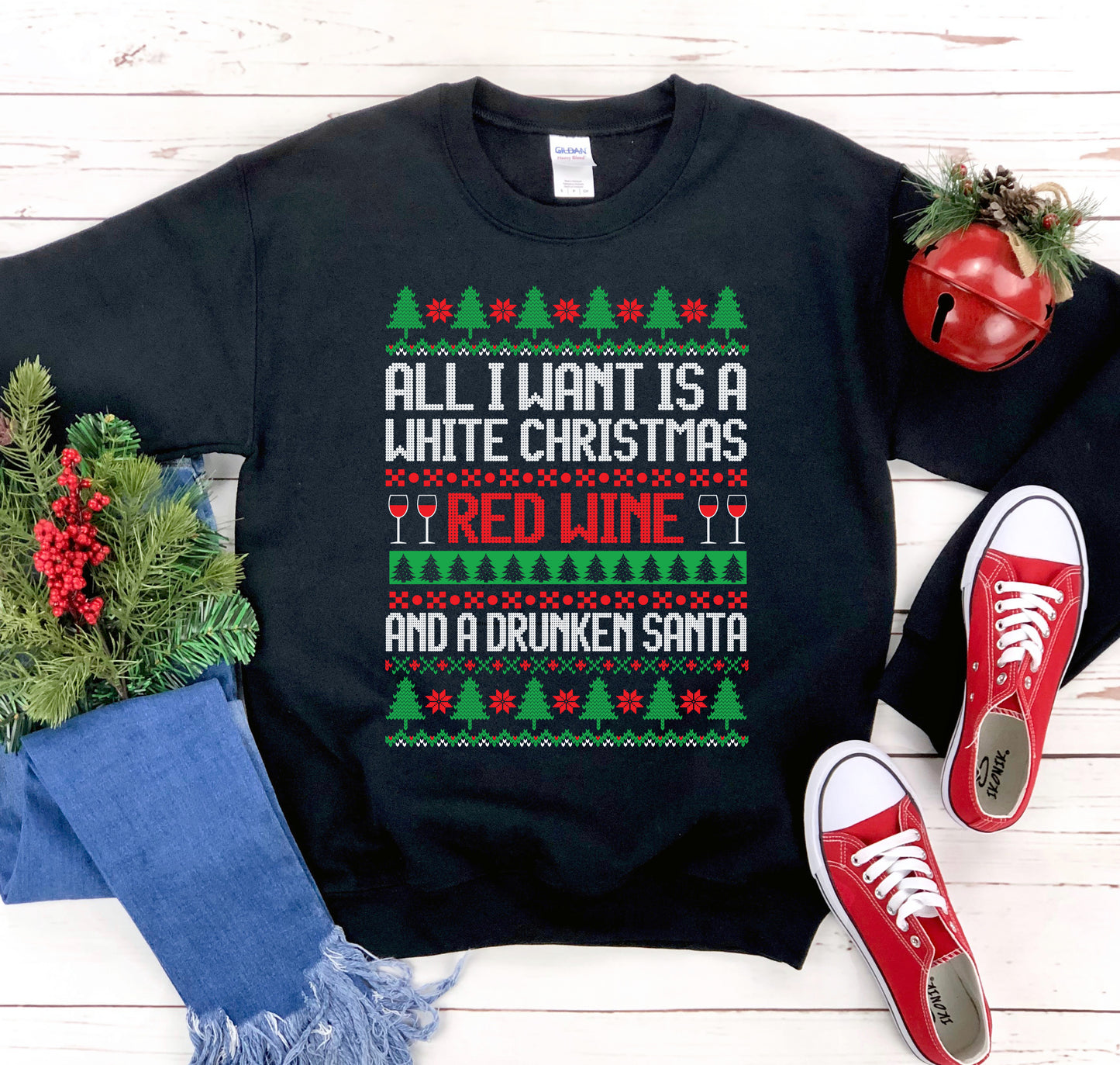 Christmas Printed Sweatshirt